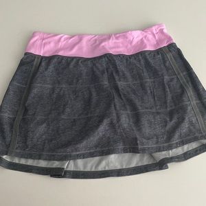 Lululemon Gray and Pink Skirt